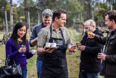 Excursión de un día con vino y comida gourmet de Hunter Valley di