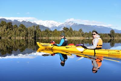 Aventura en kayak para grupos pequeños desde el glaciar Franz Jos