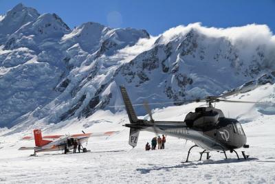 Tour Combo de Helicóptero y Avión de Esquí de 45 Minutos en Mount
