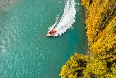 Queenstown 1 hora Jet Boat Lake Wakatipu y el río Kawarau Queenstown 1 hora Jet Boat Lake Wakatipu y el río Kawarau