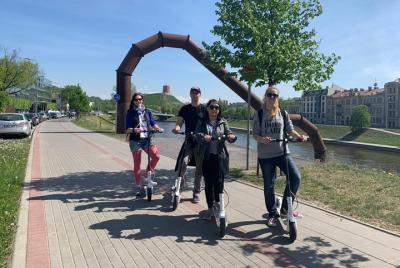 Vilnius privado en scooter