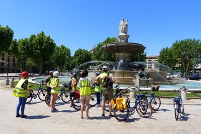 Gran recorrido por Aix-en-Provence en bicicleta eléctrica + degus