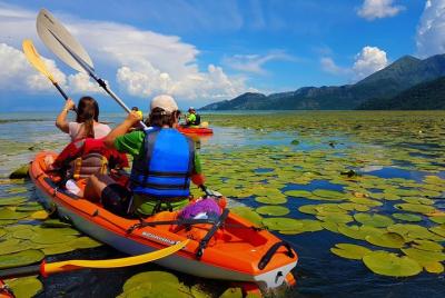 Paseo en kayak por el lago Skadar - Virpazar a la isla Grmozur y 