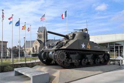 Tour privado de Sainte-Mère-Église desde Caen en minivan (3/6 pas Tour privado de Sainte-Mère-Église desde Caen en minivan (3/6 pas