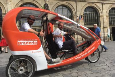 Visita turística en vélotaxi