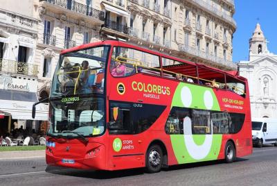 Colorbüs: tour turístico de Marsella en autobús panorámico con pa