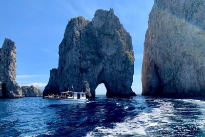 Crucero de día completo a la isla de Capri desde Praiano o Posita