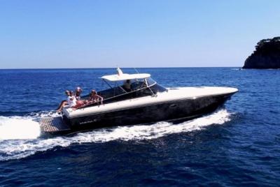 Isla de Capri en lancha privada de lujo de 40 pies desde la costa