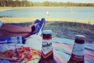 Tour en bicicleta al lago Miglionico con cerveza y focaccia