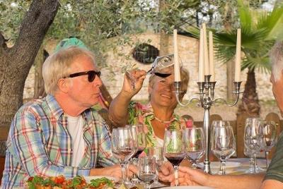 Cata sensorial de vinos en la bodega de Vieste
