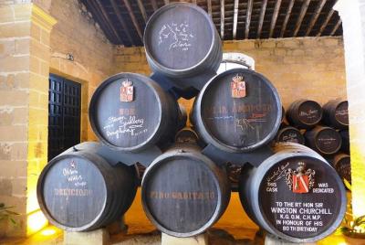 Privada Jerez Winery y Jerez Brandy Experience de recogida en el  Privada Jerez Winery y Jerez Brandy Experience de recogida en el