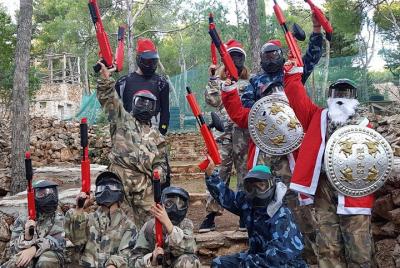Programa de paintball de bajo impacto para niños y familias de Ba