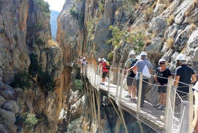 Excursión privada de medio día de senderismo al Caminito del Rey  Excursión privada de medio día de senderismo al Caminito del Rey