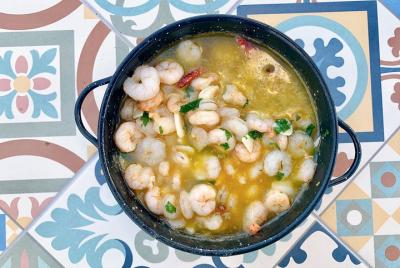 Cuchara viajera Tapas españolas Clase de cocina privada en línea