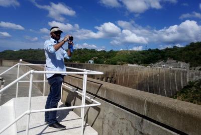 Visita a la muralla de la presa de Kariba