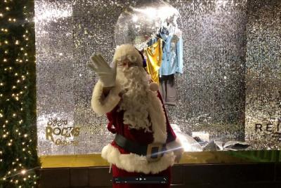 Visita a la fiesta de Navidad - Discoteca silenciosa