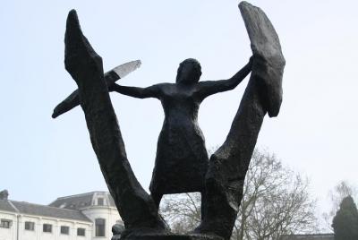 Haarlem en el recorrido a pie de la Segunda Guerra Mundial, la re Haarlem en el recorrido a pie de la Segunda Guerra Mundial, la re