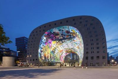 Rotterdam: Markthal Tour, Meet & Taste y el rascacielos más antig