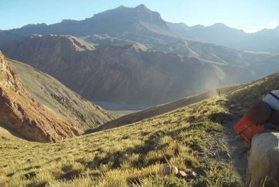 Cabalgata en la Cordillera de los Andes desde Menzoza