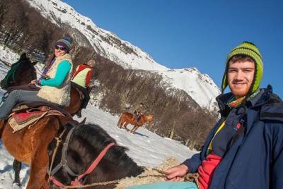 Excursión de equitación del Parque Nacional Lanin: Valle Quila Quina Valley y cultura Mapuche Excursión de equitación del Parque Nacional Lanin: Valle Quila Quina Valley y cultura Mapuche