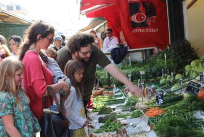 Clases de cocina de Nabiel en Viena y degustaciones de Naschmarke