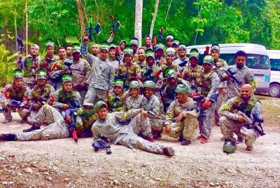 Reto de paintball en la selva de Belice