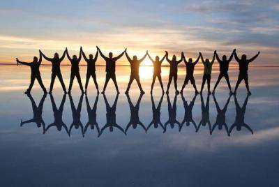 Starlight sun rise mirror effect 