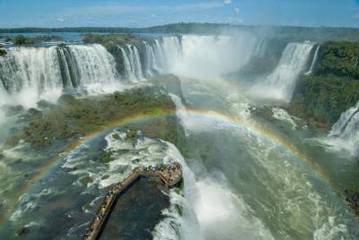 Cataratas brasileñas con parque de aves