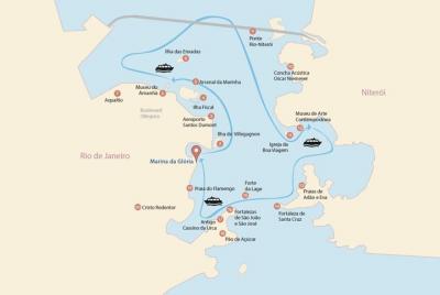 Tour en catamarán por la bahía de Guanabara en Río de Janeiro con