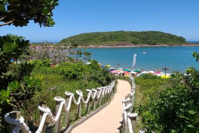 Tour por la ciudad de la costa sur: Guarapari, Enseada Azul y Mea
