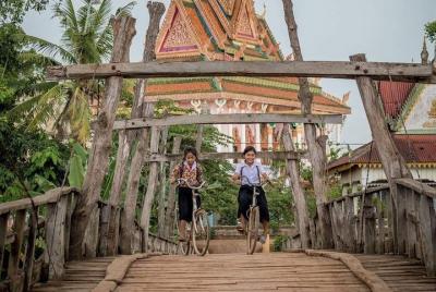 Tour de día completo en bicicleta por el campo desde Battambang