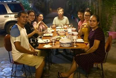 Conjunto de comida familiar jemer