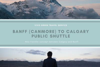 Banff (Canmore) a Calgary Public Shuttle