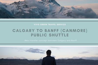 Transporte público de Calgary a Banff (Canmore)