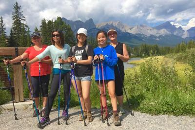 Tour de marcha nórdica de inicio rápido