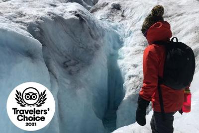 Caminata guiada por el glaciar en Athabasca con IceWalks - Salida