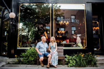 Sesión privada de fotografía de vacaciones con fotógrafo en Montr