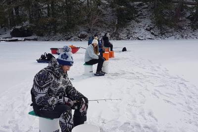 Pesca de hielo durante todo el día en Whistler o Pemberton