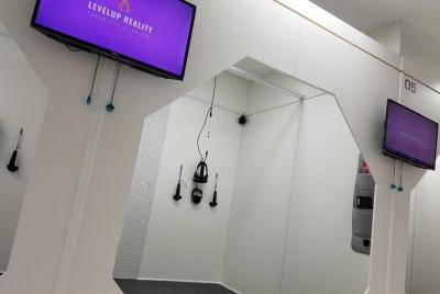 Experiencia de arcade de realidad virtual inmersiva durante 1 hor