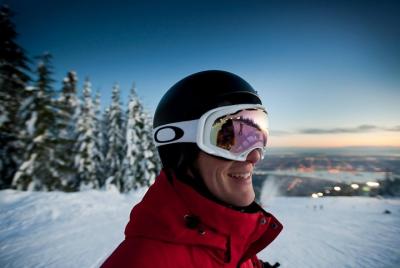 Grouse Mountain noche nieve boleto de elevación