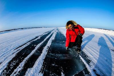 Aventura por carretera de hielo en Yellowknife