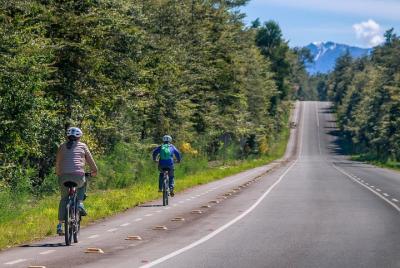 Tour en bicicleta por las cataratas Petrohué y el volcán Osorno Tour en bicicleta por las cataratas Petrohué y el volcán Osorno