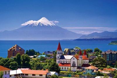 Tour premium de día completo al volcán Osorno y Petrohue en Puert
