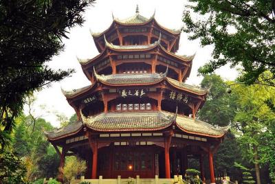 Visita a la ciudad de Chengdu del palacio Qingyang, el templo Wuh