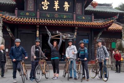 Tour privado en bicicleta de bambú en Chengdu
