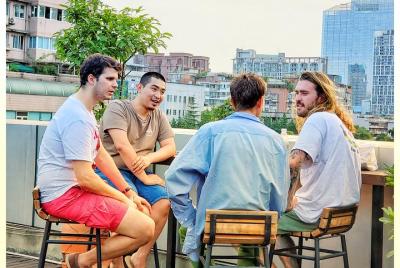 2 horas de clase de chino de supervivencia en Chengdu más una vis