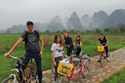 Excursión privada de medio / día completo al campo de Yangshuo en