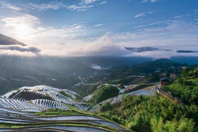 Senderismo memorable privado único en Guilin, Longsheng