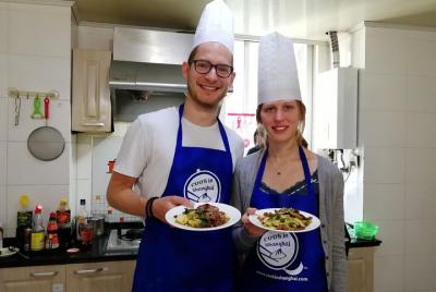 Clase de cocina china y visita al mercado húmedo
