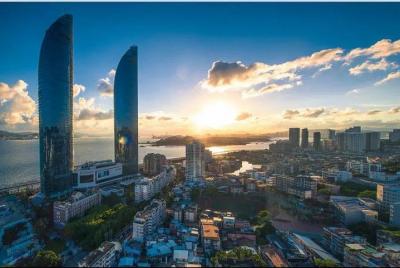 Boleto para el Xiamen Shimao Straits Tower Sightseeing Hall 55F B